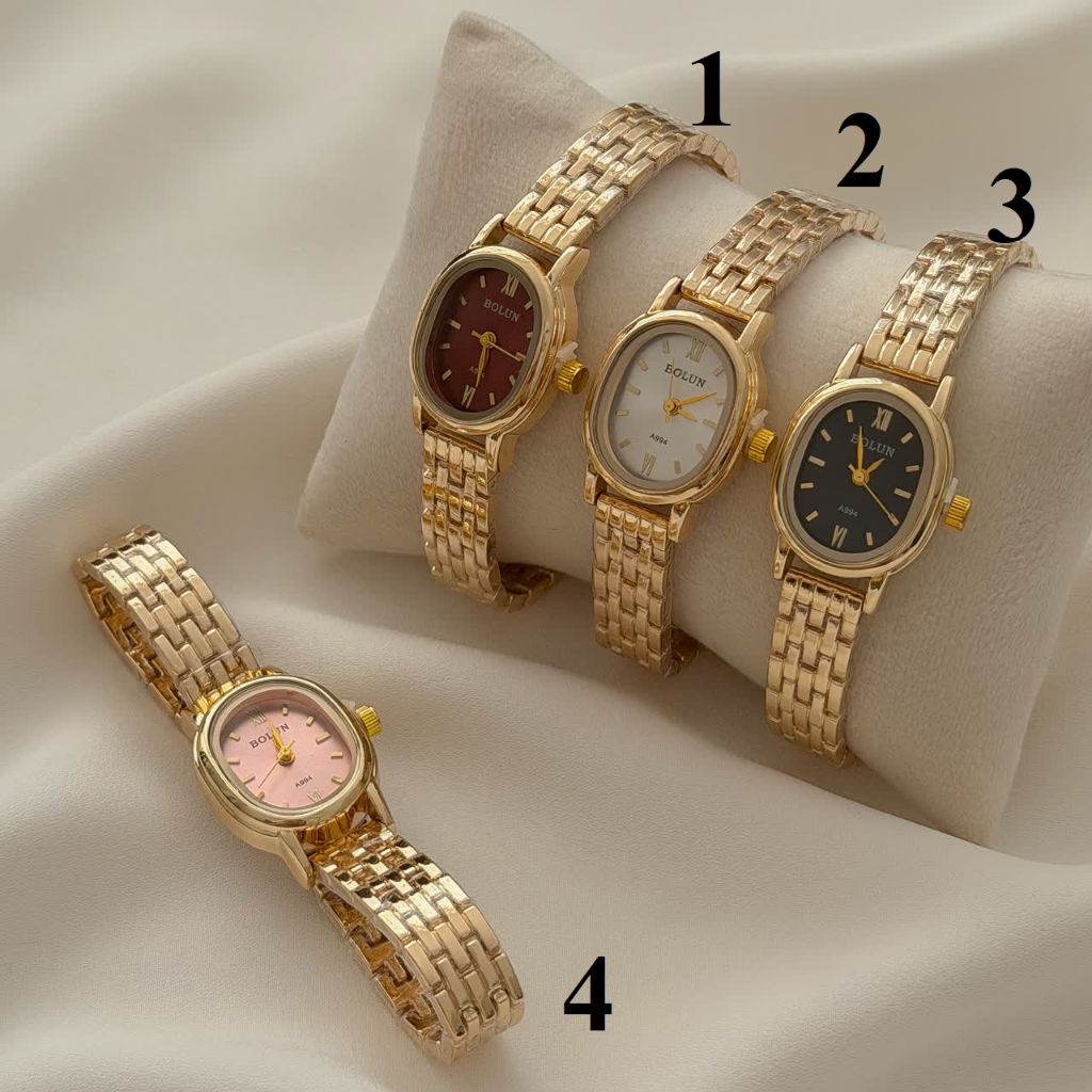 ساعت بند فلزی طلایی BOLUN کد 2967 - خرید آنلاین از گالری آداس